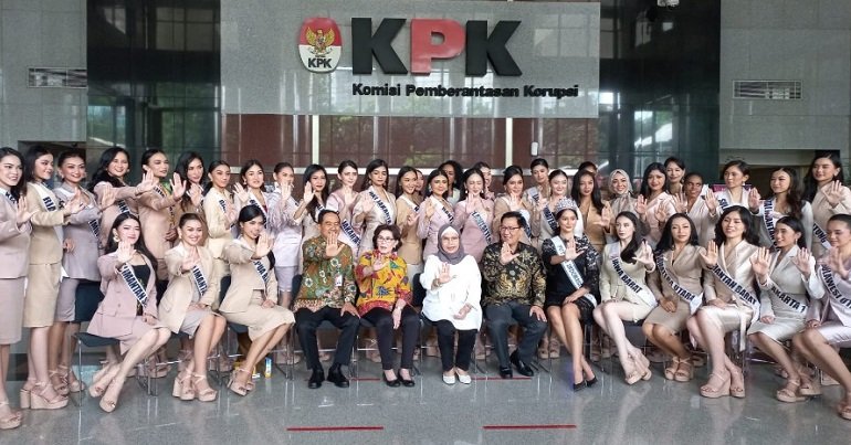 Finalis Putri Indonesia 2022 kunjungi gedung KPK/SinPo.id