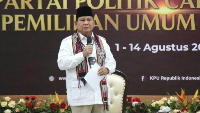 Ketua Umum Partai Gerindra, Prabowo Subianto. Foto:Istimewa