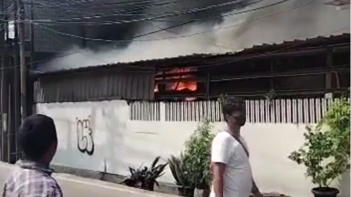 Kebakaran ruko di Mangga Besar (SinPo.id/Dok.Damkar)