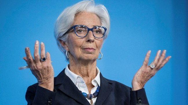 Presiden The European Central Bank (ECB), Christine Lagarde