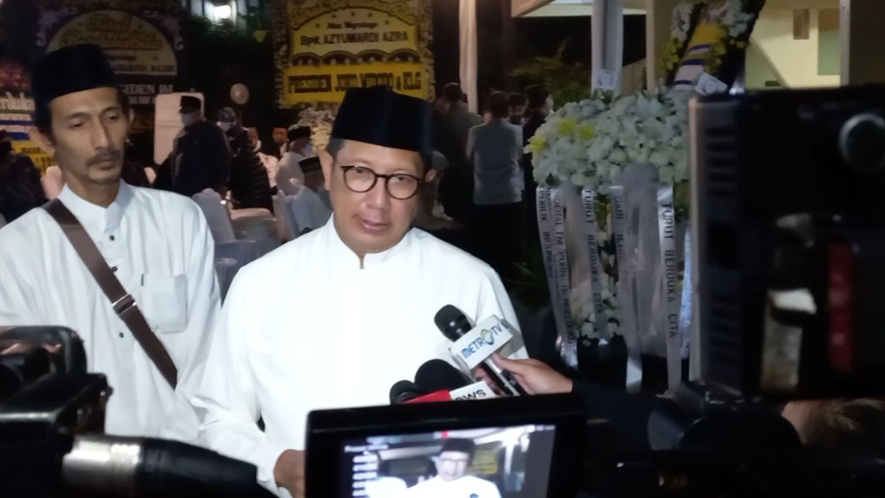 Mantan Menag Lukman Hakim Saifuddin (SinPo.id/Anam)