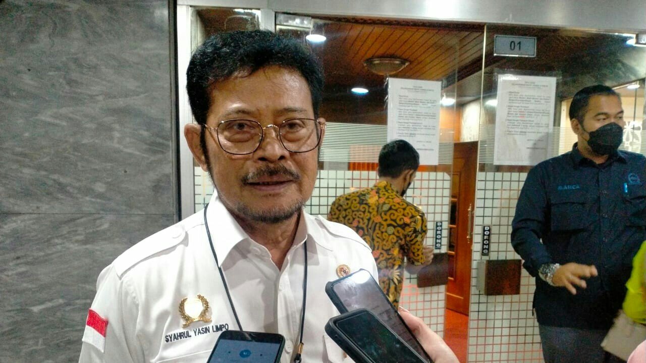 Menteri Pertanian Syahrul Yasin Limpo (SinPo.id/Galuh)