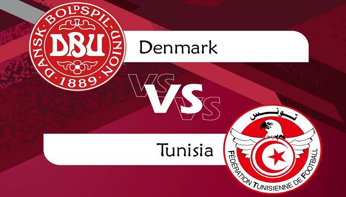 Denmark vs Tunisia di Piala Dunia 2022