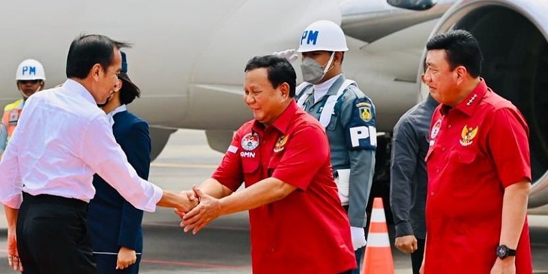 Kebersamaan Prabowo dan Jokowi/BPMI Setpres