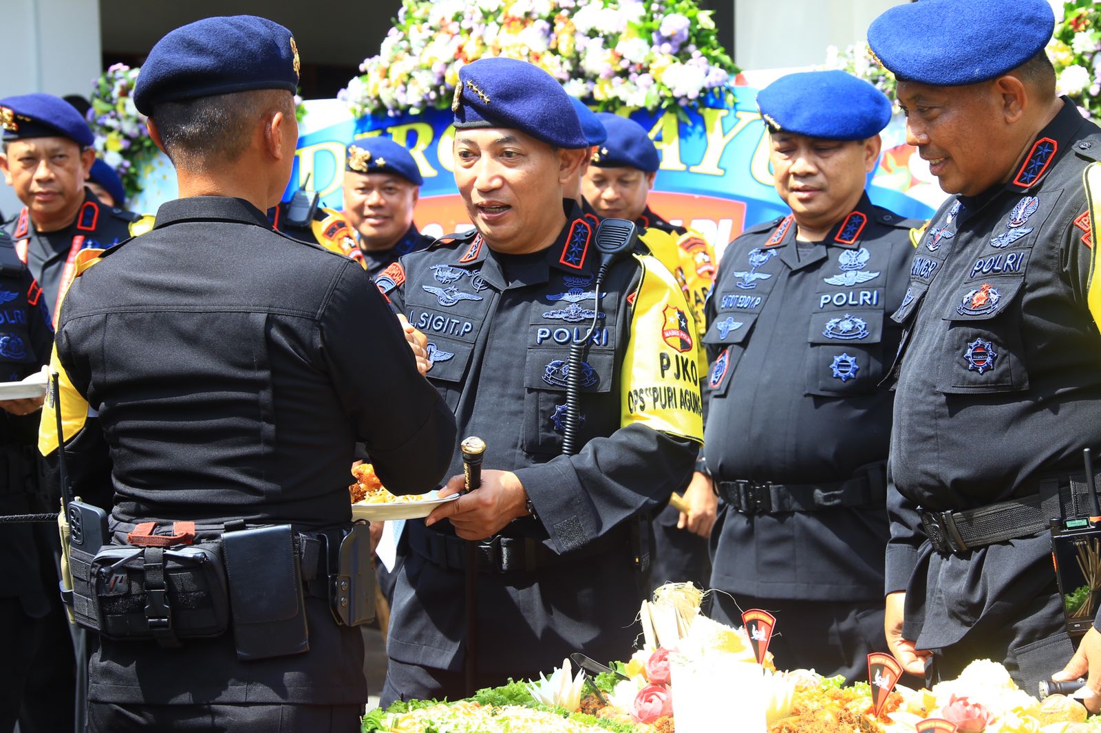 Kapolri Jenderal Pol Listyo Sigit Prabowo saat perayaan HUT ke-77 Brimob/ Humas