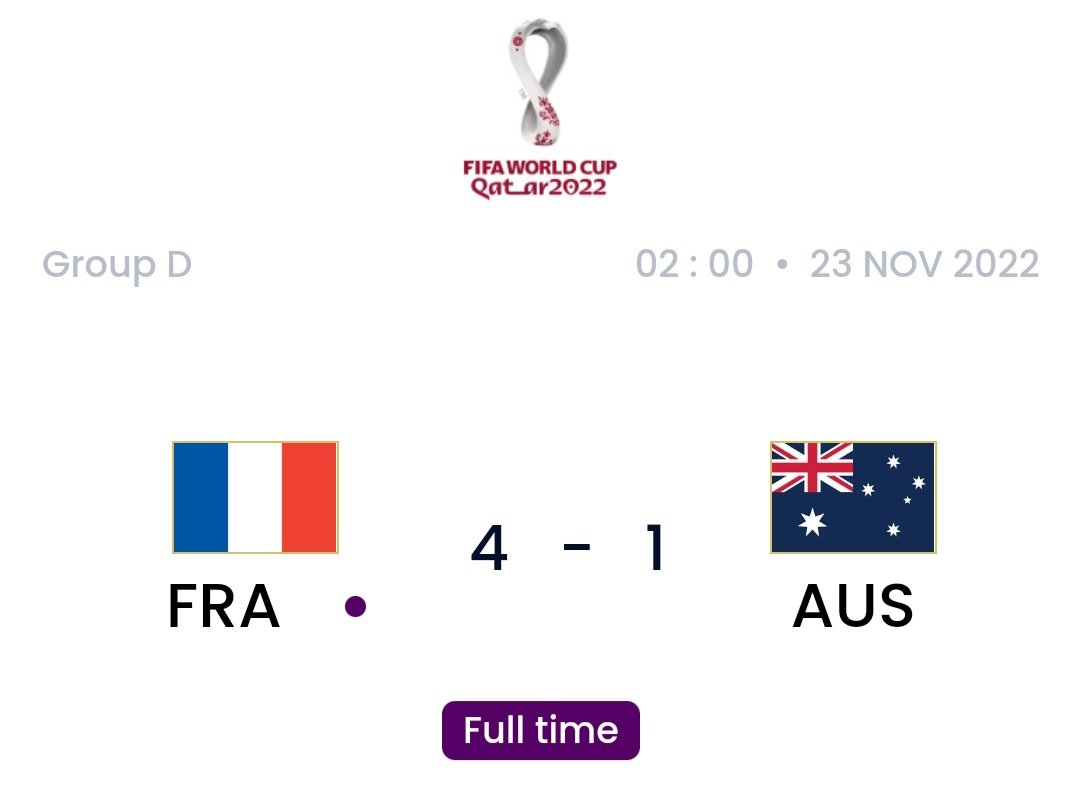 Prancis Vs Australia (FIFA)