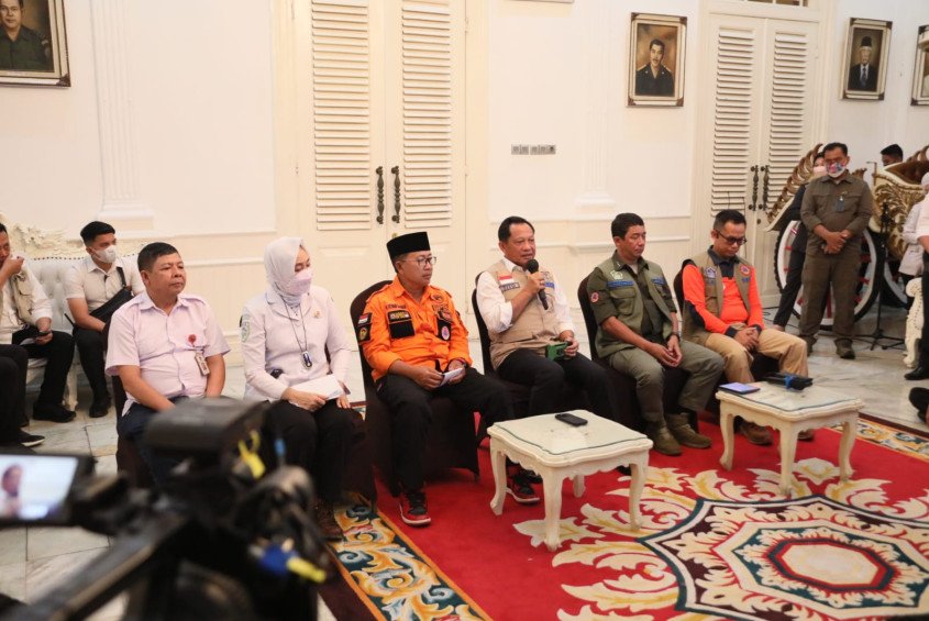 Pendopo Bupati Cianjur pada Selasa 22 November 2022 (Kemendagri)