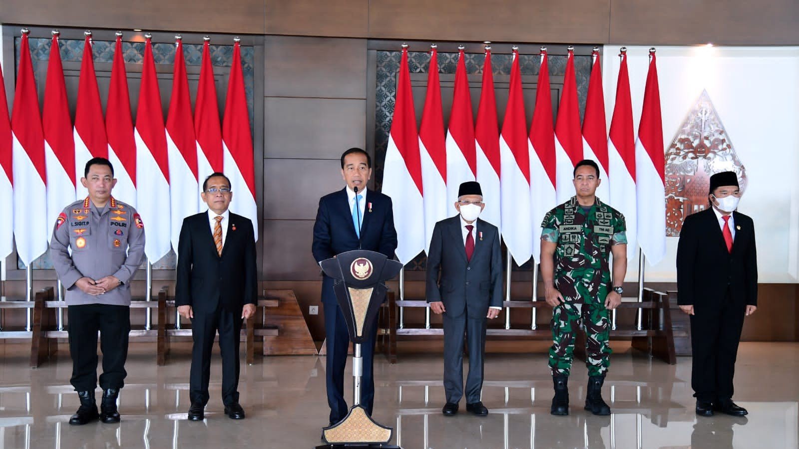 Presiden Joko Widodo sebelum bertolak ke Belgia/ BPMI Setpres