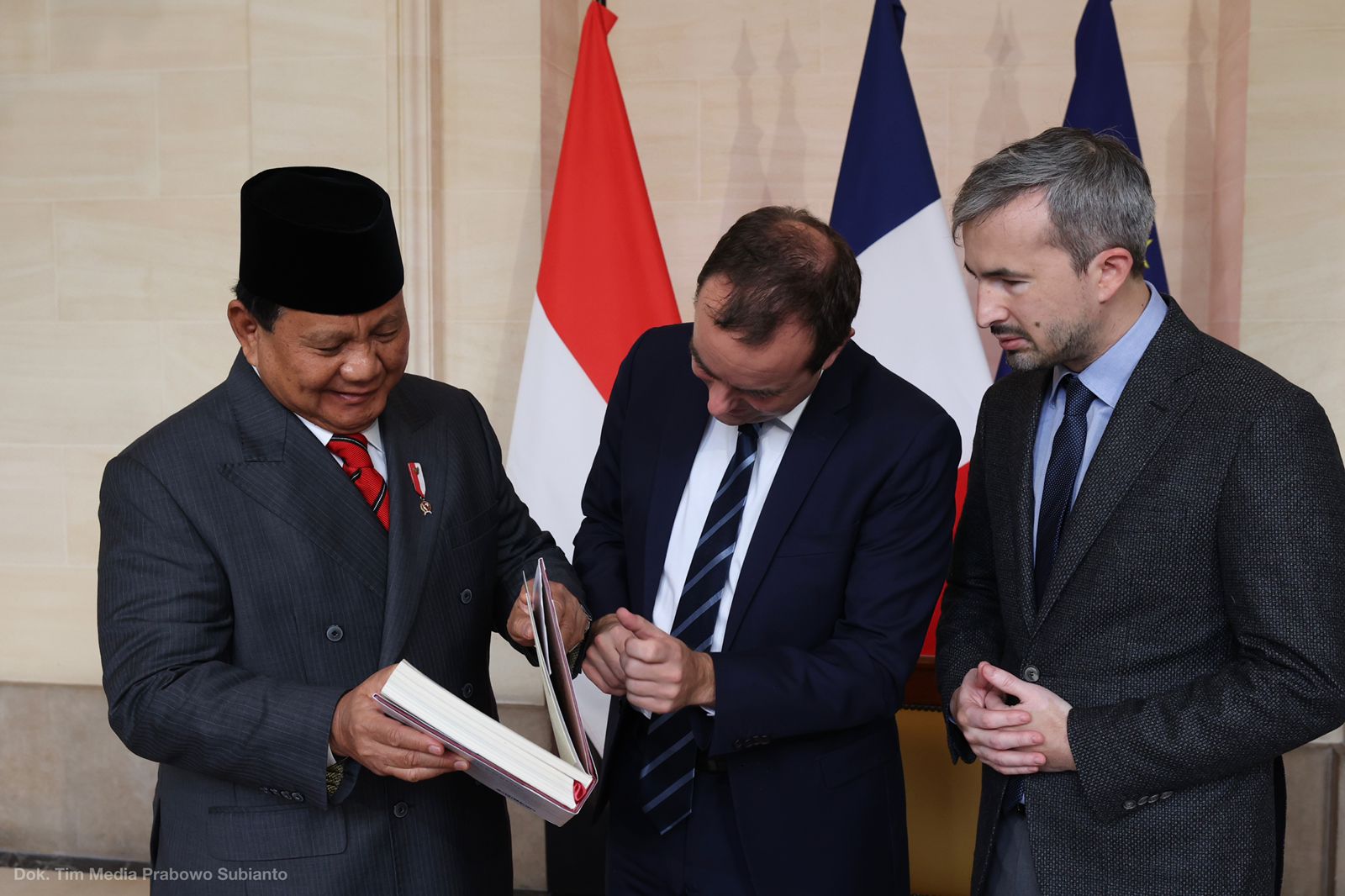 Kebersamaan Prabowo dengan Menhan Prancis/Tim Media