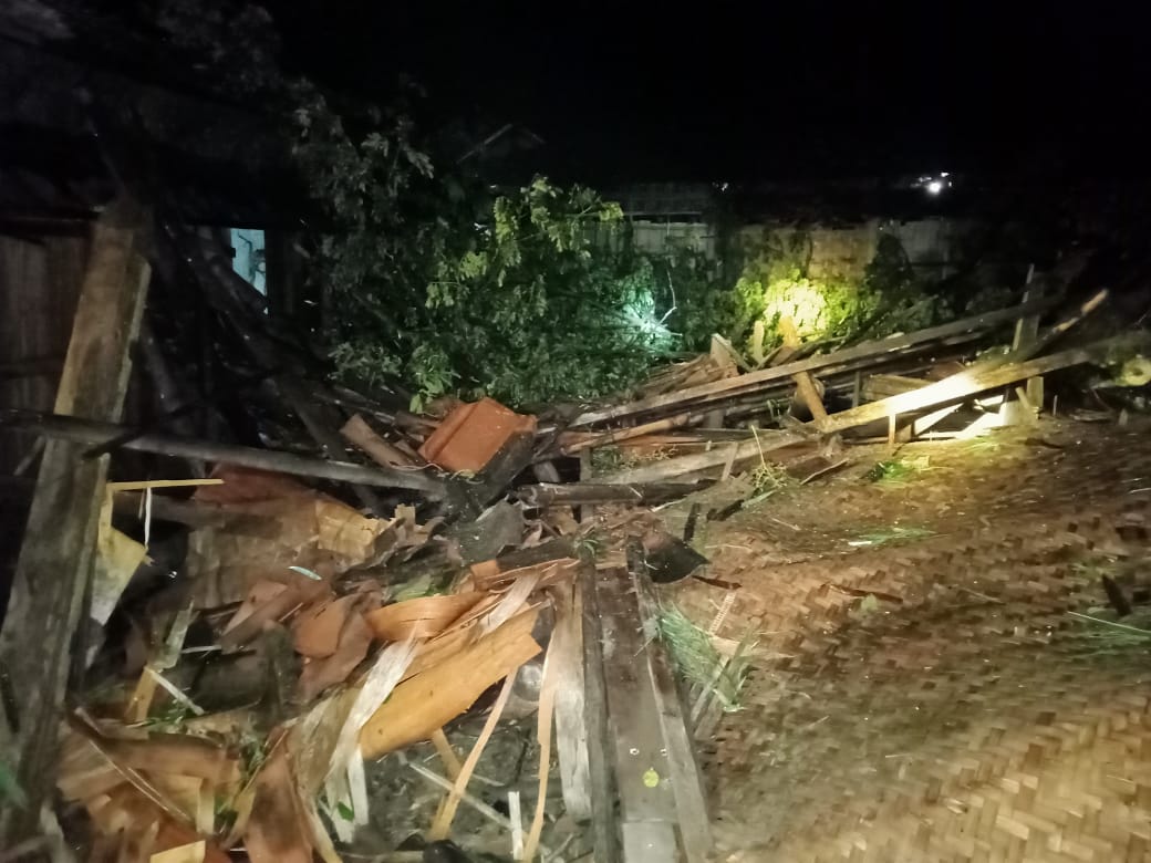 Permukiman warga mengalami kerusakan FOTO: BPBD Kabupaten Grobogan
