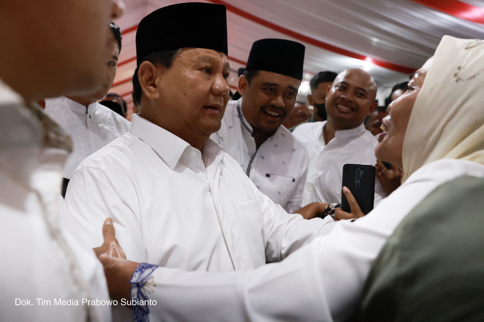 Kedekatan Prabowo dengan masyarakat Medan/Tim Media
