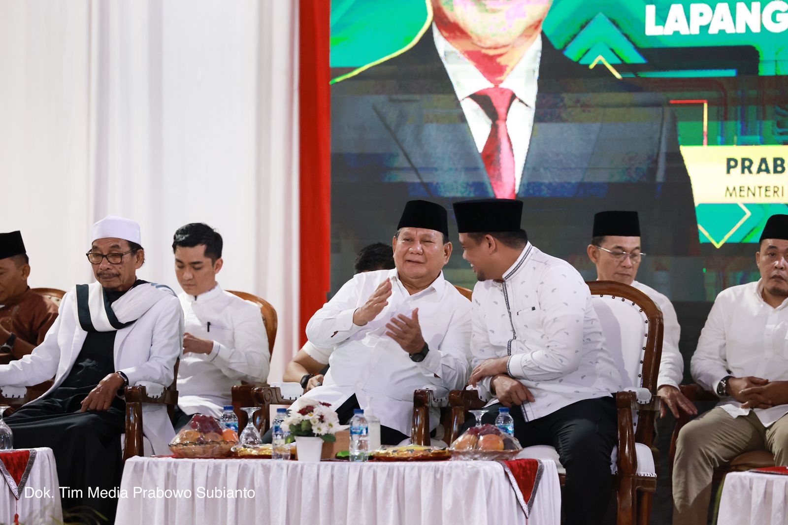 Kebersamaan Prabowo dan Bobby Nasution/Tim Media