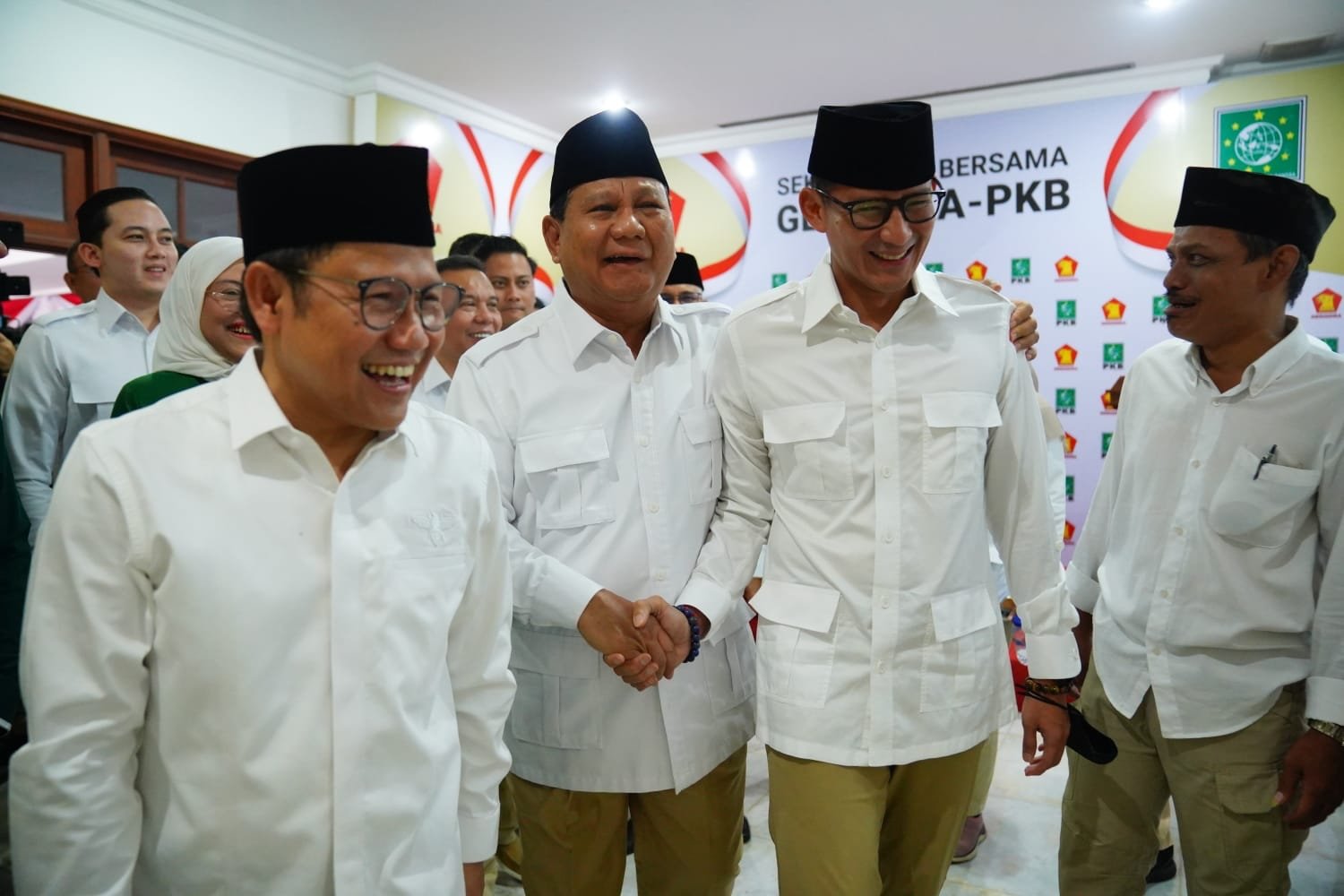 Prabowo Subianto disela peresmian Sekber Gerindra-PKB/Tim Media