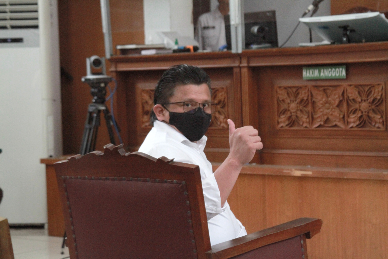 Sidang vonis Ferdy Sambo dengan hukuman mati di Pengadilan Negeri Jakarta Selatan (Ashar/SinPo.id)