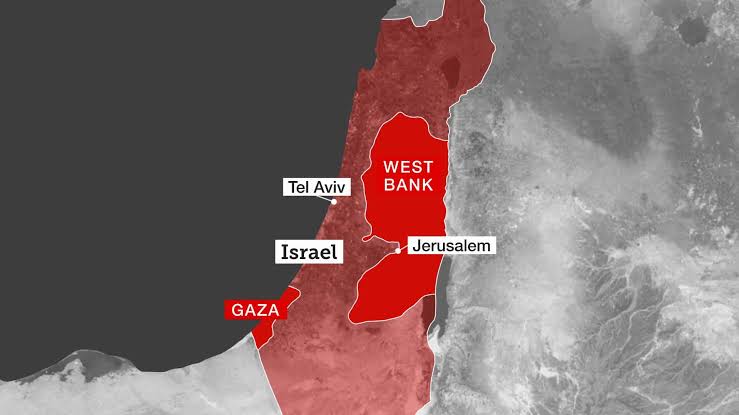 Lokasi perluasan lahan Israel/SBS News