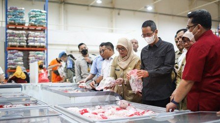 Pengecekan harga dan komoditas pangan jelang Ramadan/ Dok. PPID DKI