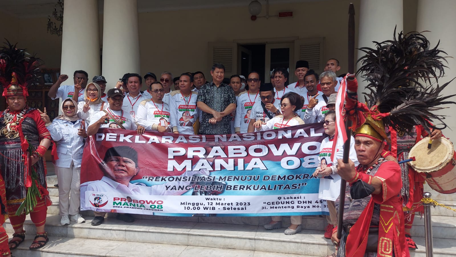 Deklarasi sukarelawan Prabowo Mania 08/Tim Media