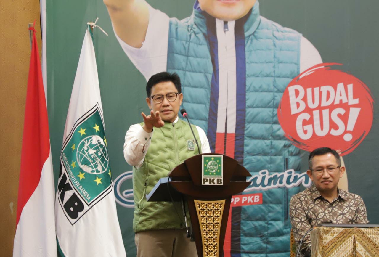 Ketua Umum PKB Muhaimin Iskandar optimis PKB bisa mencetak sejarah baru di Pemilu 2024 mendatang. (SinPo.id/PKB)