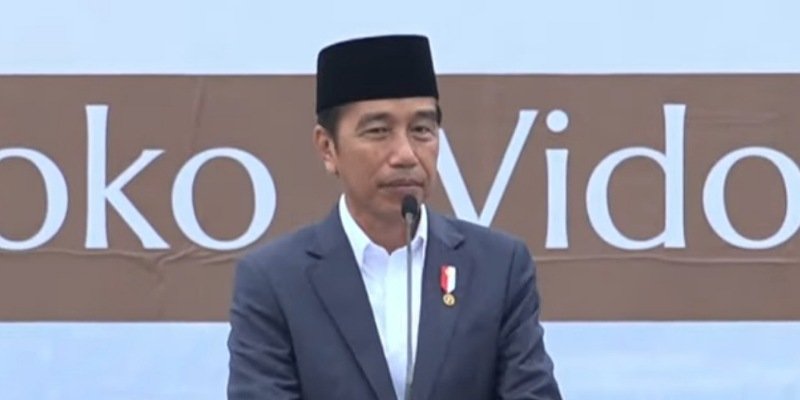 Tangkapan layar pidato Presiden Joko Widodo/Sekretarian Presiden