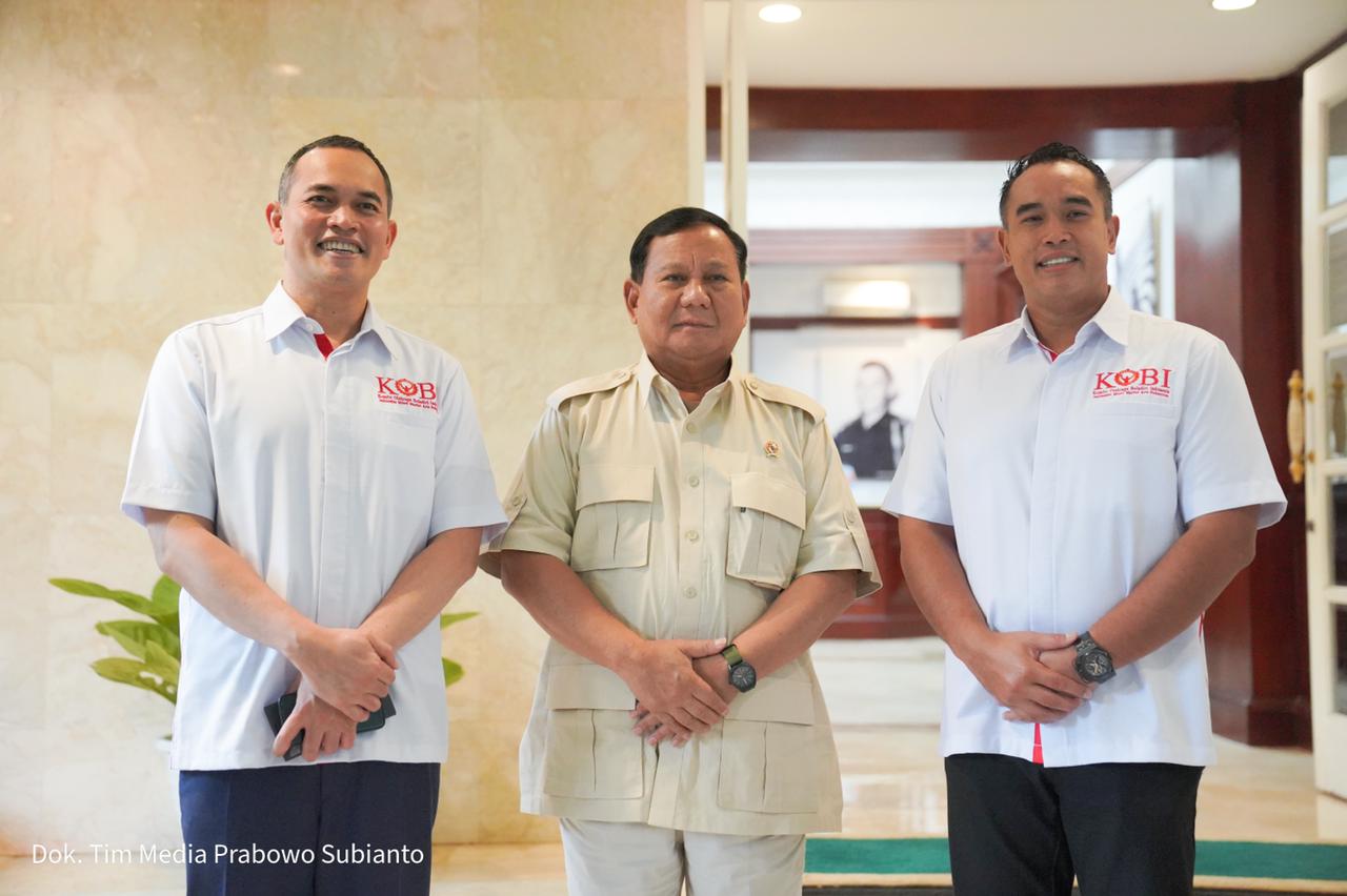 Pertemuan Prabowo dengan jajaran pengurus KOBI/Tim Media