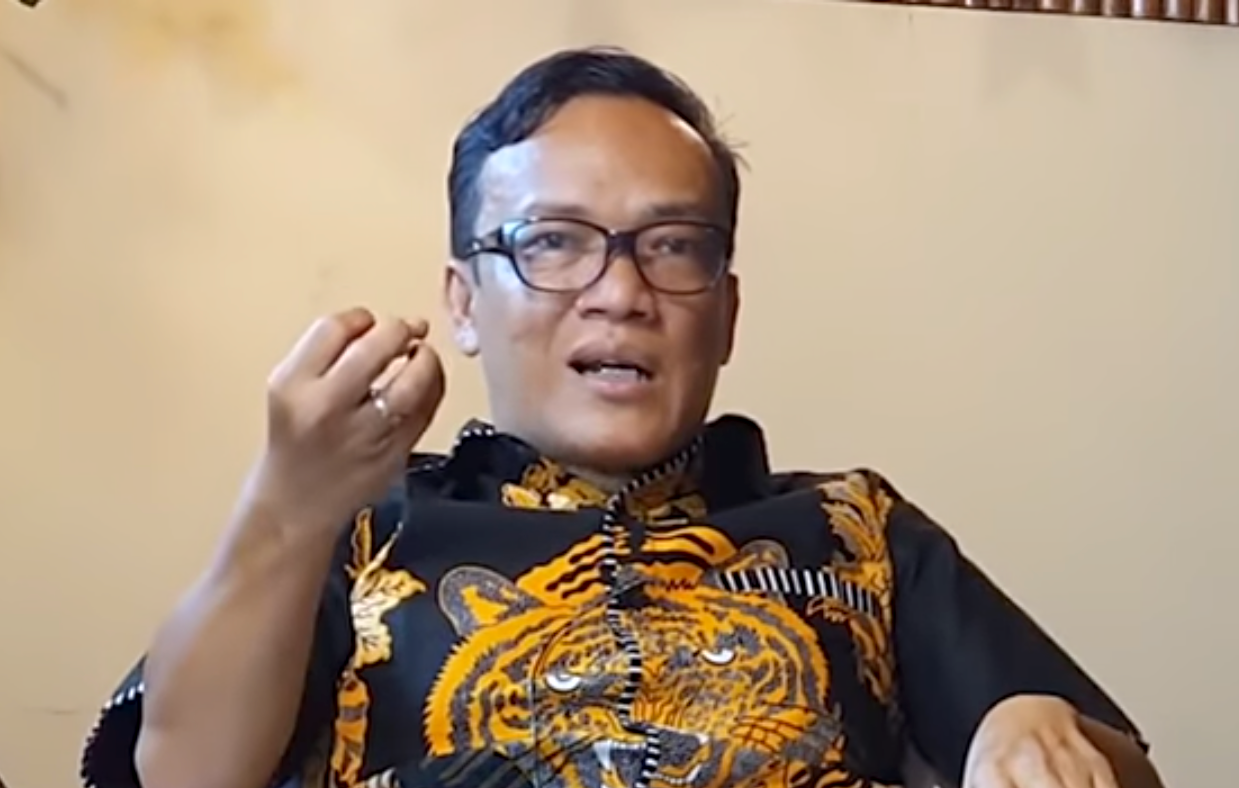 Ketua Umum Relawan Prabowo Mania 08 Immanuel Ebenezer. (SinPo.id/Youtube Macan Idealis)