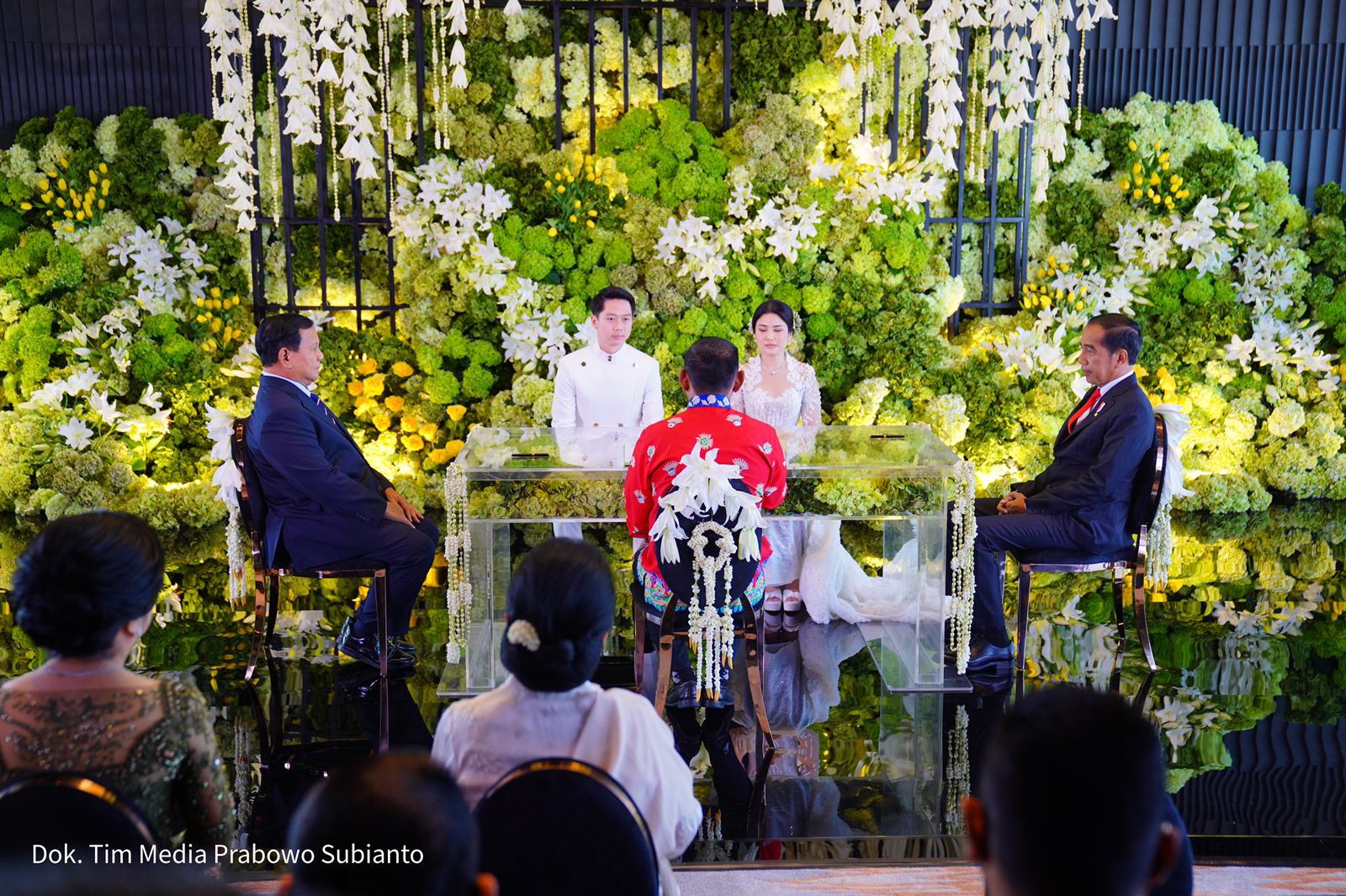 Prosesi pernikahan Kevin Sanjaya dan Valencia Tanoesudibjo/SinPo.id/Tim Media