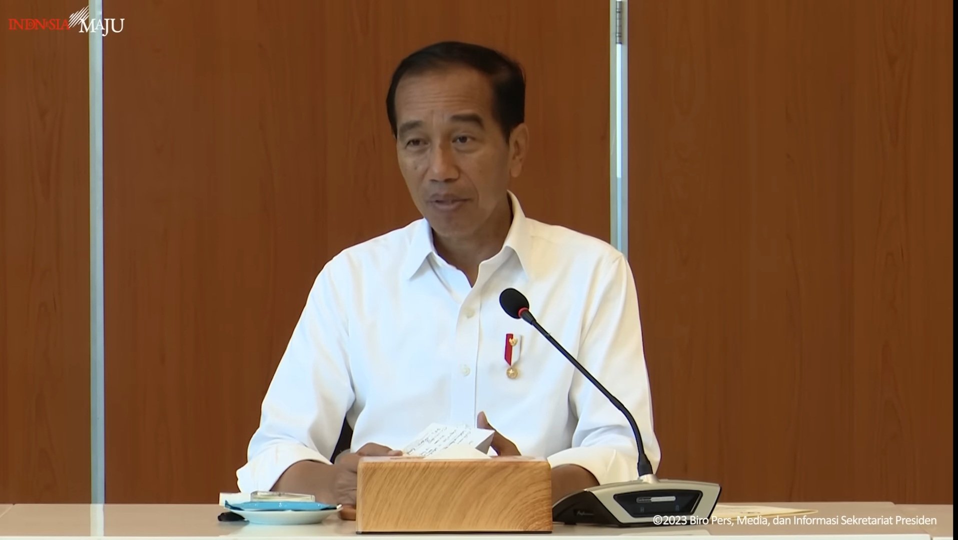 Presiden Jokowi (SinPo.id/tangkapan layar Setpres)