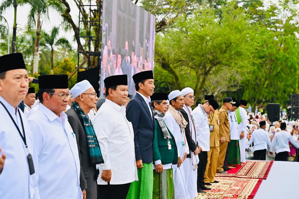 Kebersamaan Prabowo dan Jokowi/Sinpo.id/Tim Media