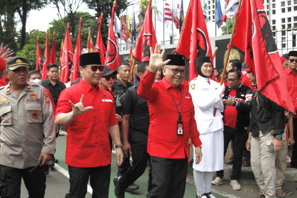 Sekretaris Jenderal Partai Demokrasi Indonesia Perjuangan (PDIP) Hasto Kristiyanto. (SinPo.id/Ashar)