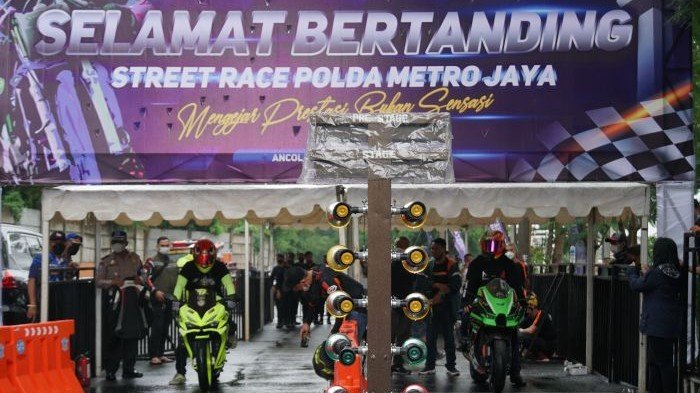 Street race Polda Metro Jaya (SinPo.id/ NTMC Polri)