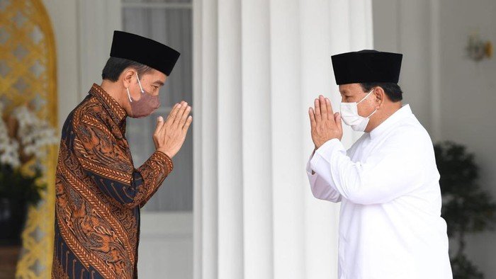 Presiden Jokowi dan Menhan Prabowo Subianto. (SinPo.id/Biro Pers Sekretariat Presiden)