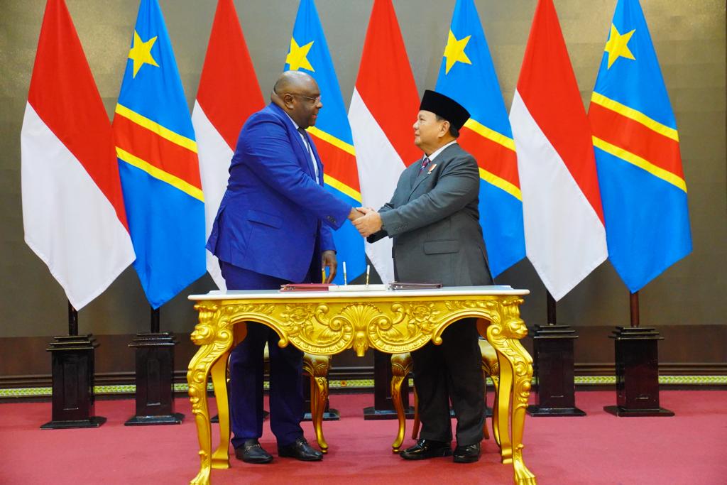 Pertemuan antara Prabowo dan Menhan Kongo (Sinpo.id/Tim Media)