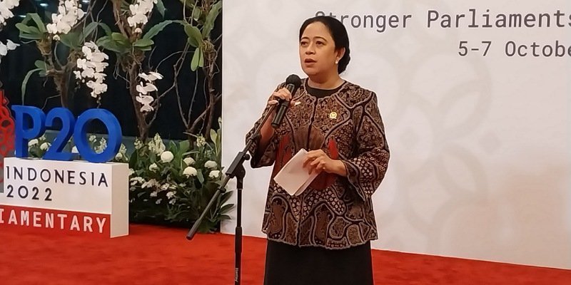 Ketua DPR RI Puan Maharani (SinPo.id/ Galuh Ratnatika)