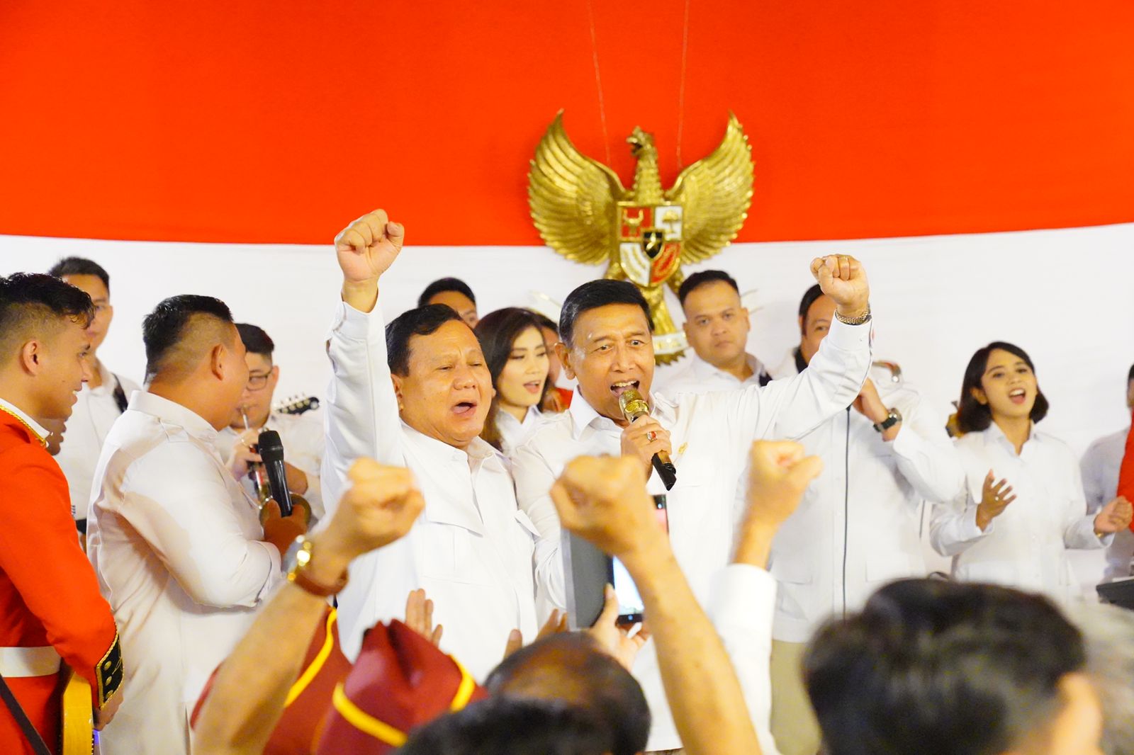 Prabowo bersama Wiranto (SinPo.id/ Tim Media Prabowo)