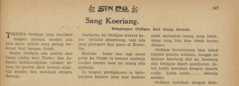 Koran Sin Po 6 Juni 1931 (Monash University/SinPo.id)