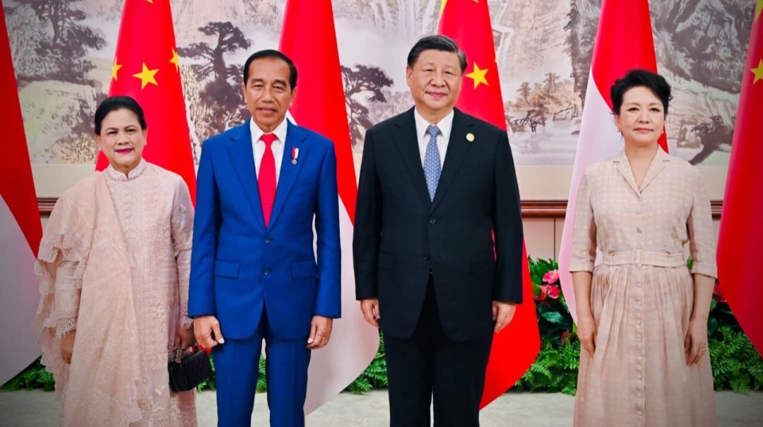 Presiden Jokowi bertemu Presiden Tiongkok Xi Jinping /setkab