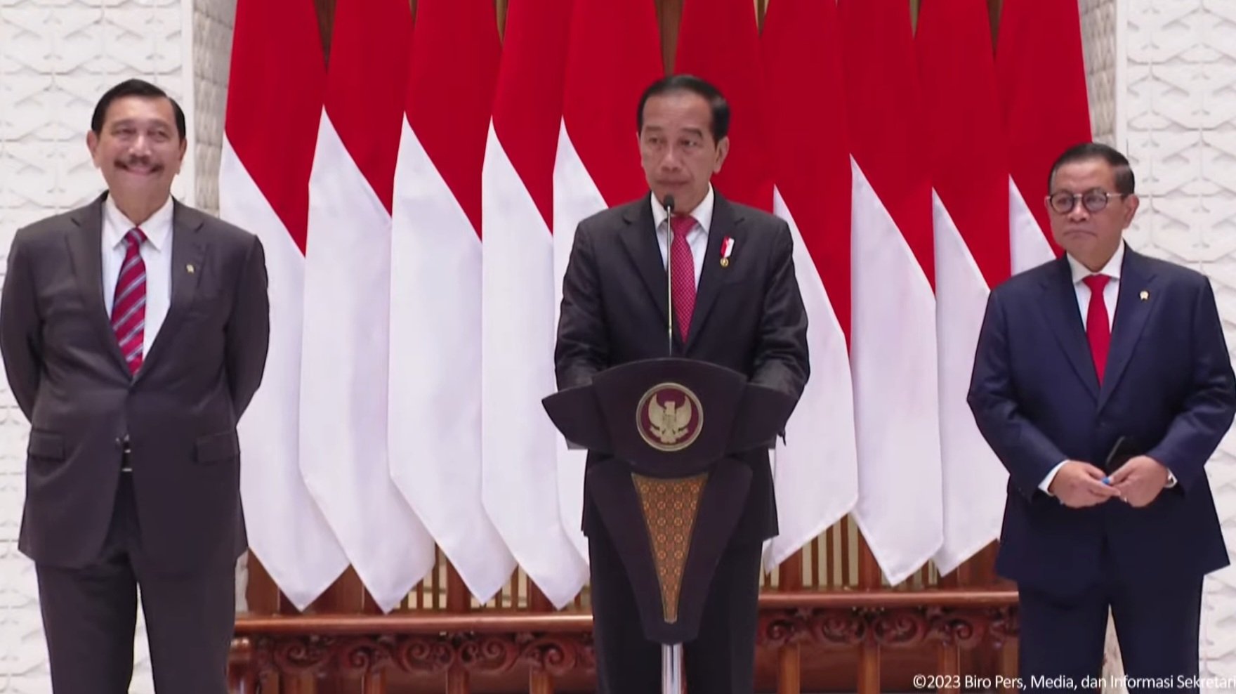 Presiden Joko Widodo memberi keterangan di Istana Negara (Sinpo.id/Setkab)