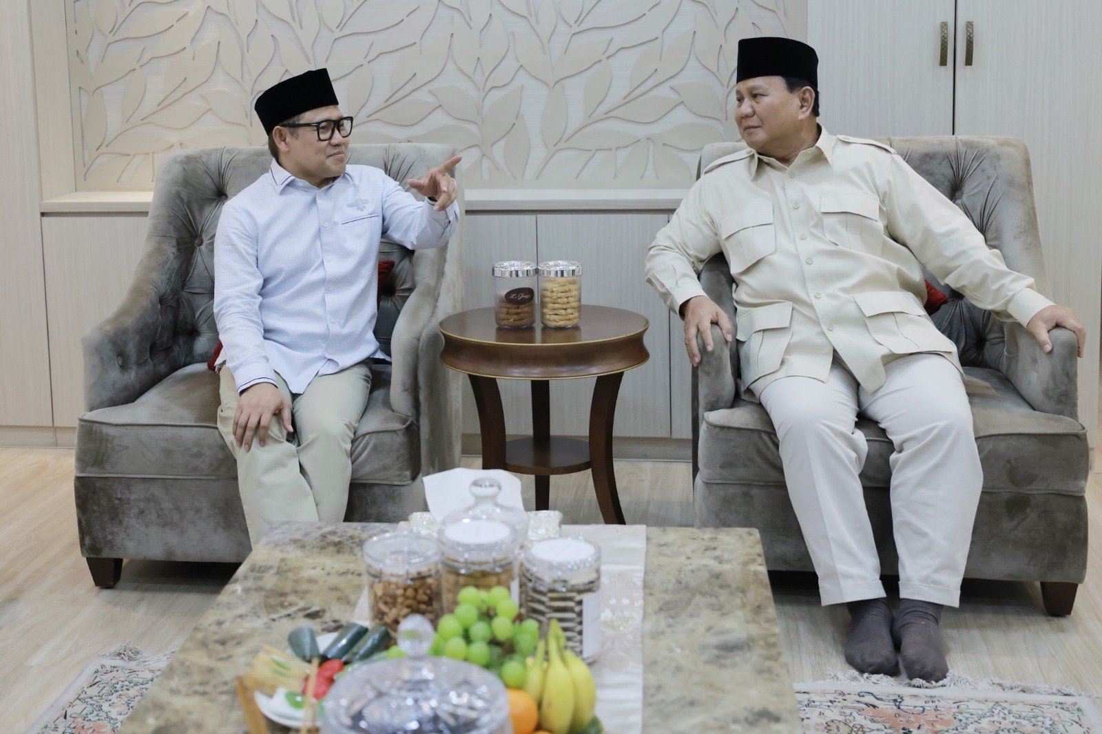 Potret kedekatan Prabowo dan Muhaimin (Sinpo.id/Tim Media)