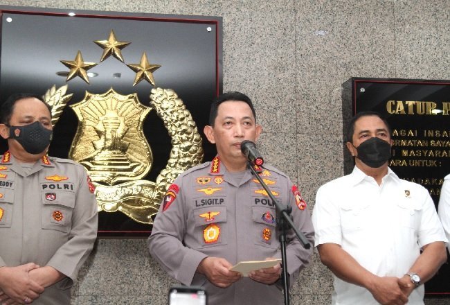 Kapolri Jenderal Listyo Sigit Prabowo. Foto: SinPo.id/Ashar
