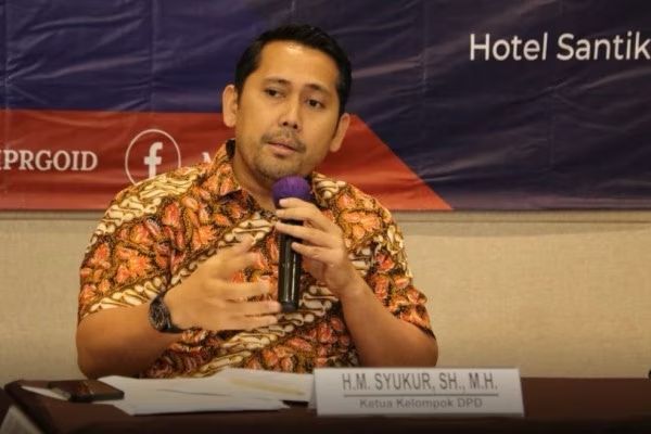 M Syukur kembali terpilih mengemban jabatannya sebagai Ketua Fraksi Kelompok DPD di MPR pada masa sidang 2023-2024. (SinPo.id/Dok. MPR)