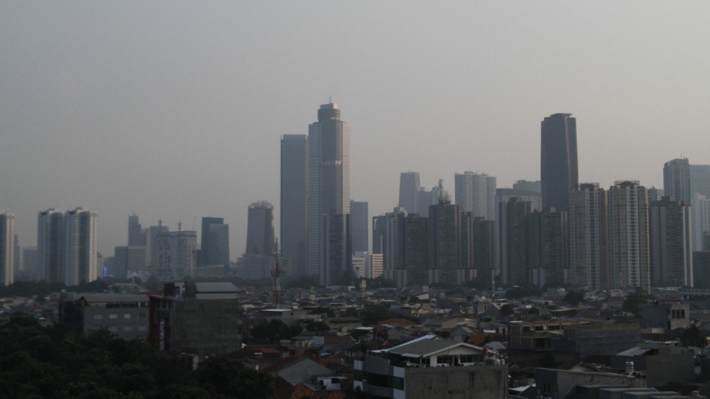 Polusi udara di Jakarta (SinPo.id/ Ashar)