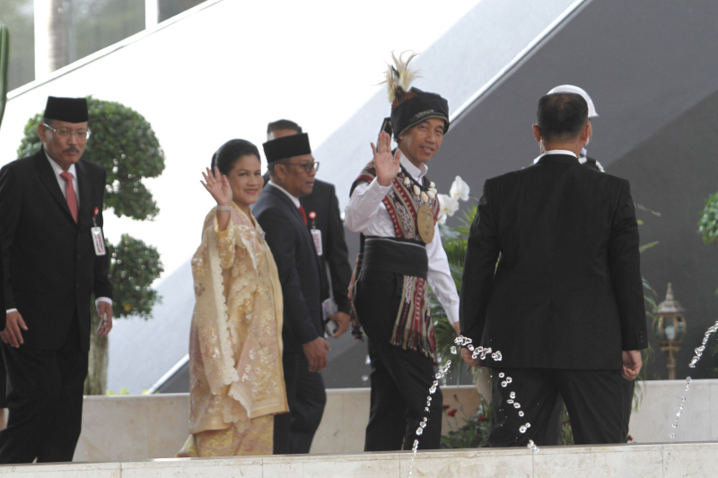 Presiden Joko Widodo hadiri sidang tahunan MPR RI, DPR RI, DPD RI (Ashar/SinPo.id)