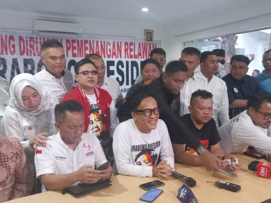 Relawan pendukung Prabowo di Pilpres 2024 /anam /SinPo.id