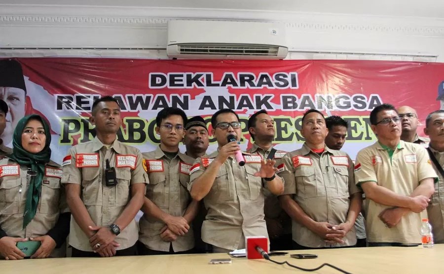 Deklarasi dukungan RAB ke Prabowo Subianto (SinPo.id/ Dok. Suara Karya)