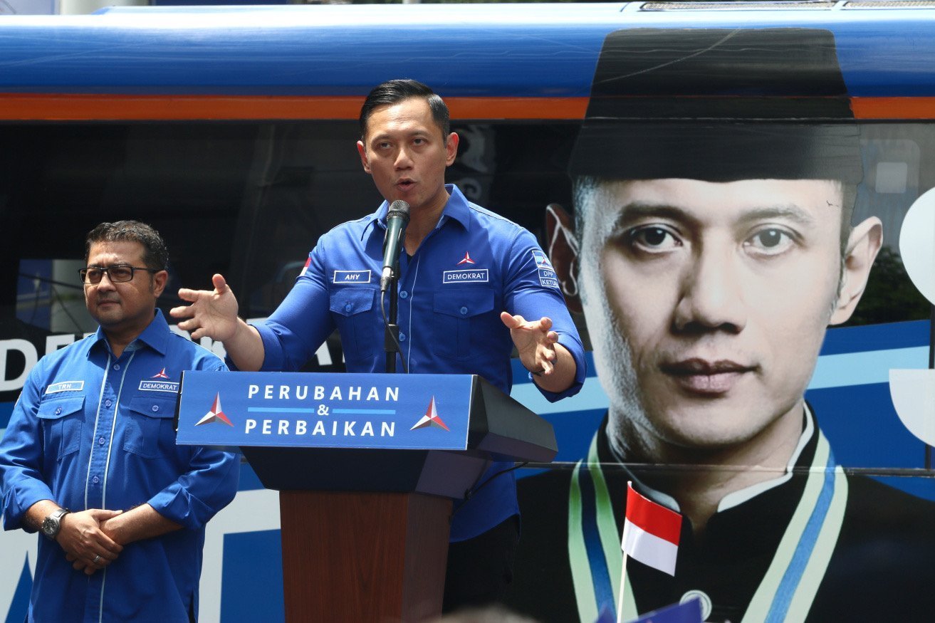 Ketua Umum Partai Demokrat Agus Harimurti Yudhoyono (Sinpo.id/Ashar)