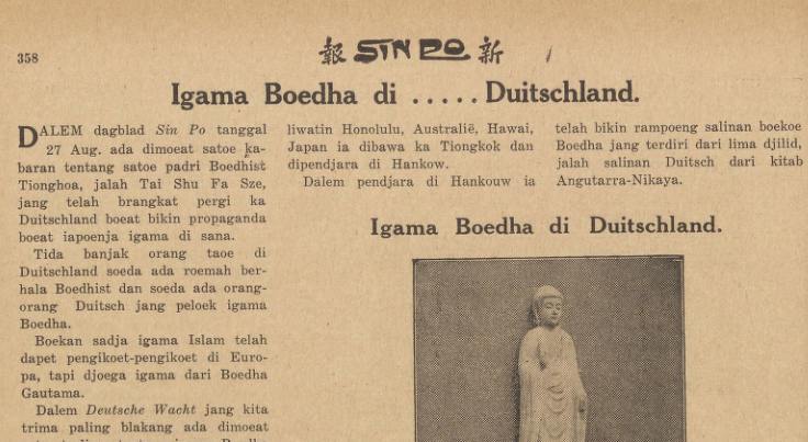 Koran Sin Po, 8 September 1928 (Monash University/SinPo.id)