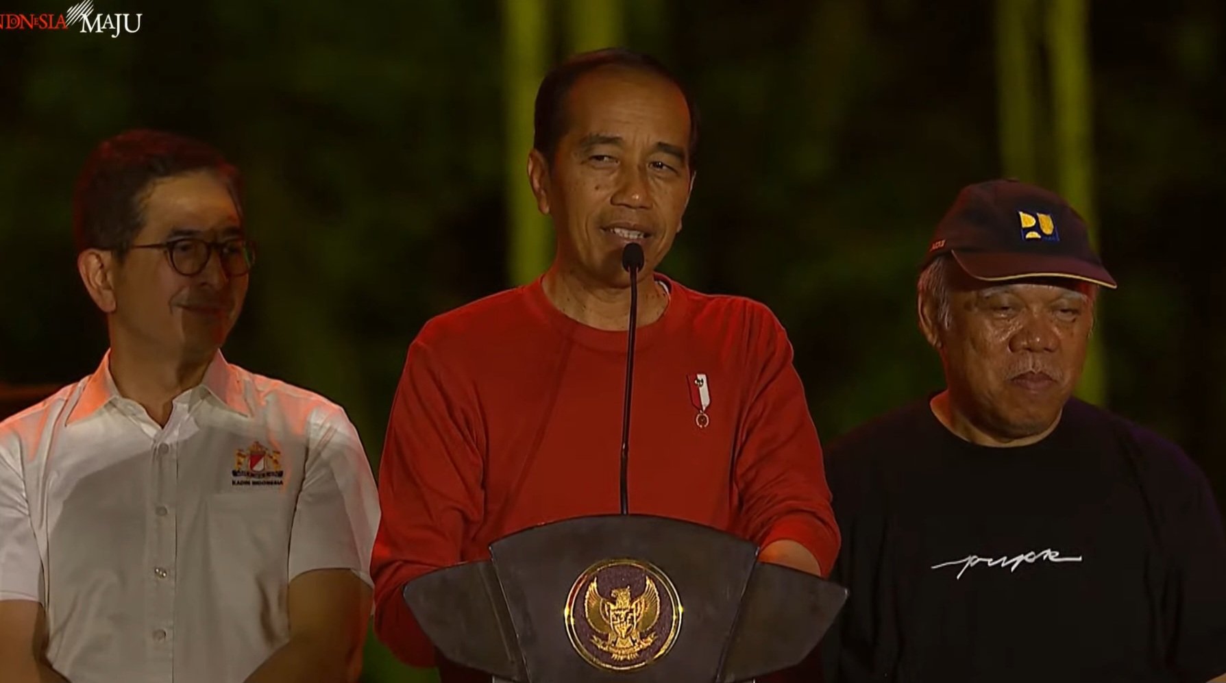 Presiden Jokowi hadiri acara malam apresiasi Nusantara di IKN (SinPo.id/ Setkab)