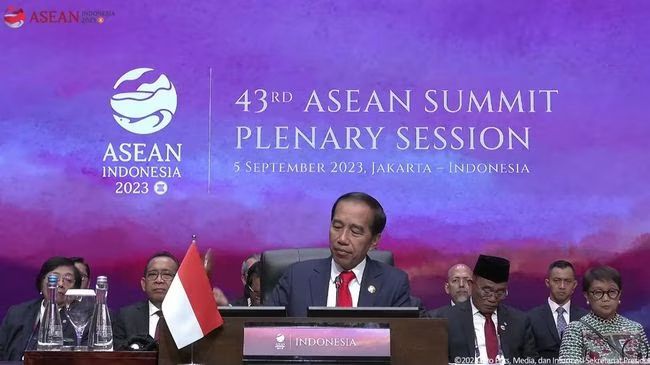 Jokowi membuka KTT ASEAN (SinPo.id/YouTube Sekretariat Presiden)