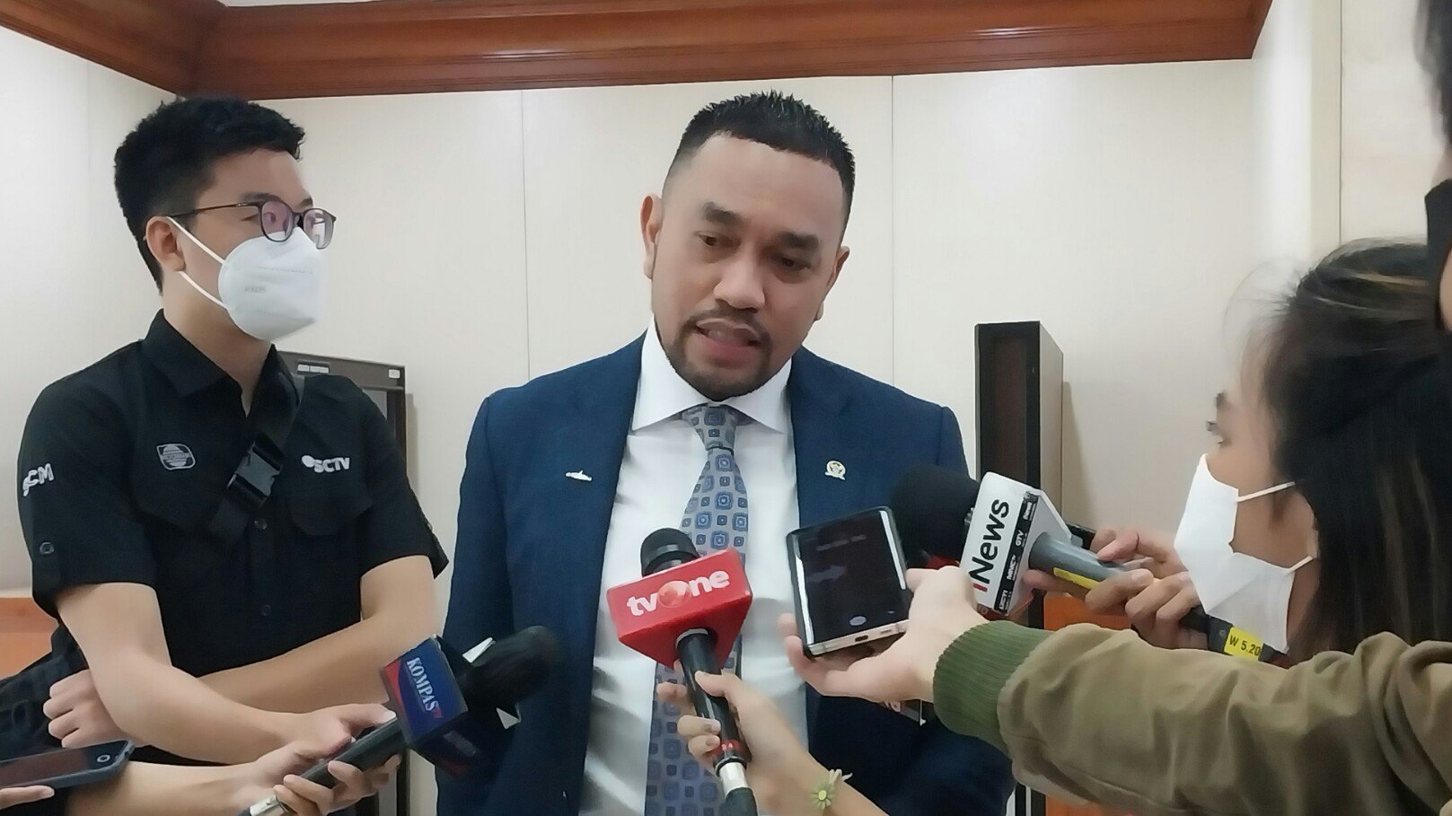 Wakil Ketua Komisi III DPR RI Ahmad Sahroni/ SinPo.id/ Galuh Ratnatika