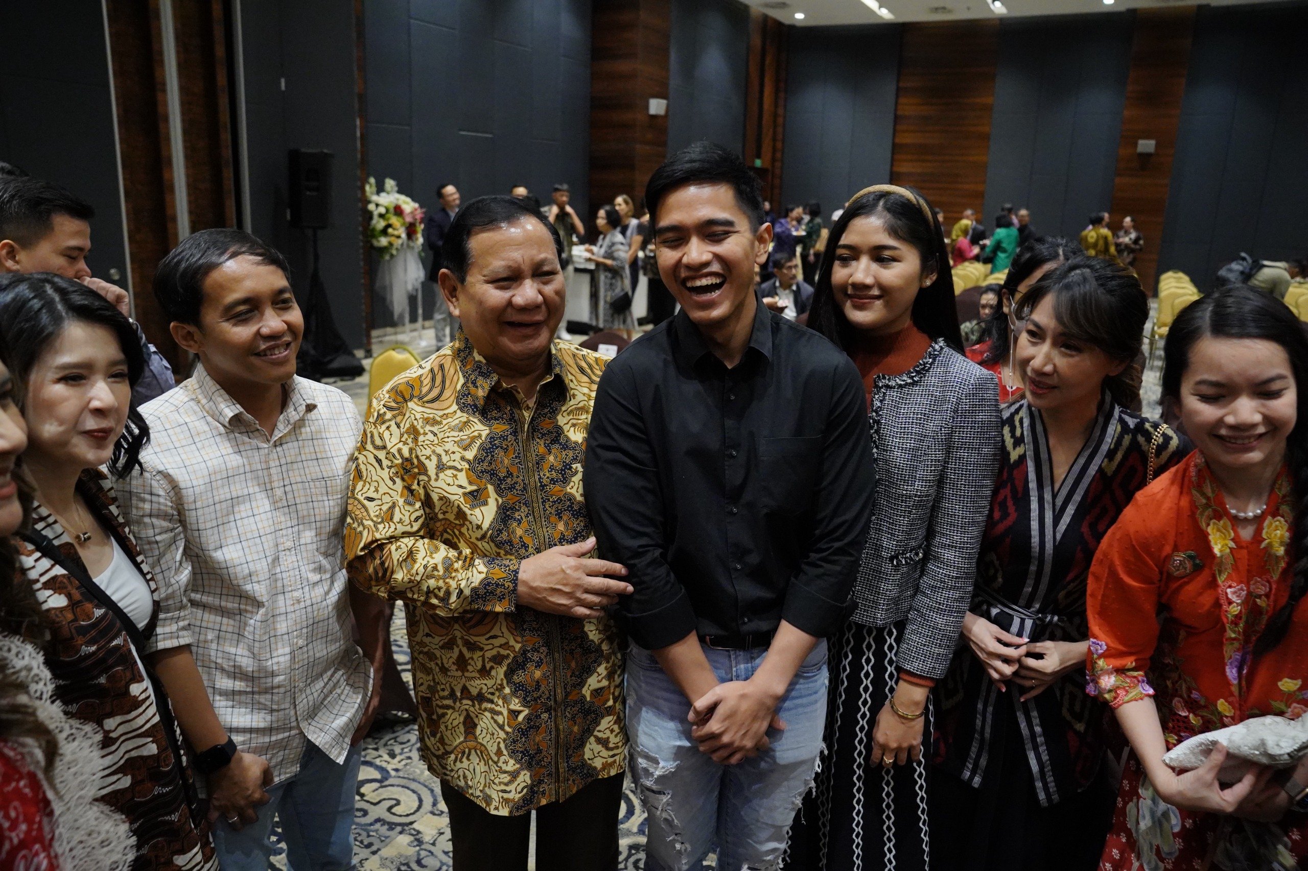 Momwn keakraban Prabowo dan Kaesang (Sinpo.id/Tim Media)